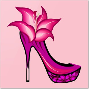High heels Posters and Art